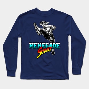 Renegade Street 8 Bit Art Long Sleeve T-Shirt